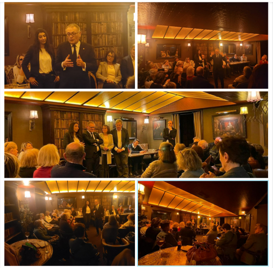 LesRep_Paris17's tweet photo. Hier soir, @AureliAssouline, déléguée #Paris17
@lesRepublicains, conviait les adhérent #LR17 à un café politique avec @philippejuvin.
Echange sur l'état de notre système de santé en IDF et à Paris. Sur la répartition privé/public, pénurie/ rémunération/formation des soignants. https://t.co/oBYaMIo1LS