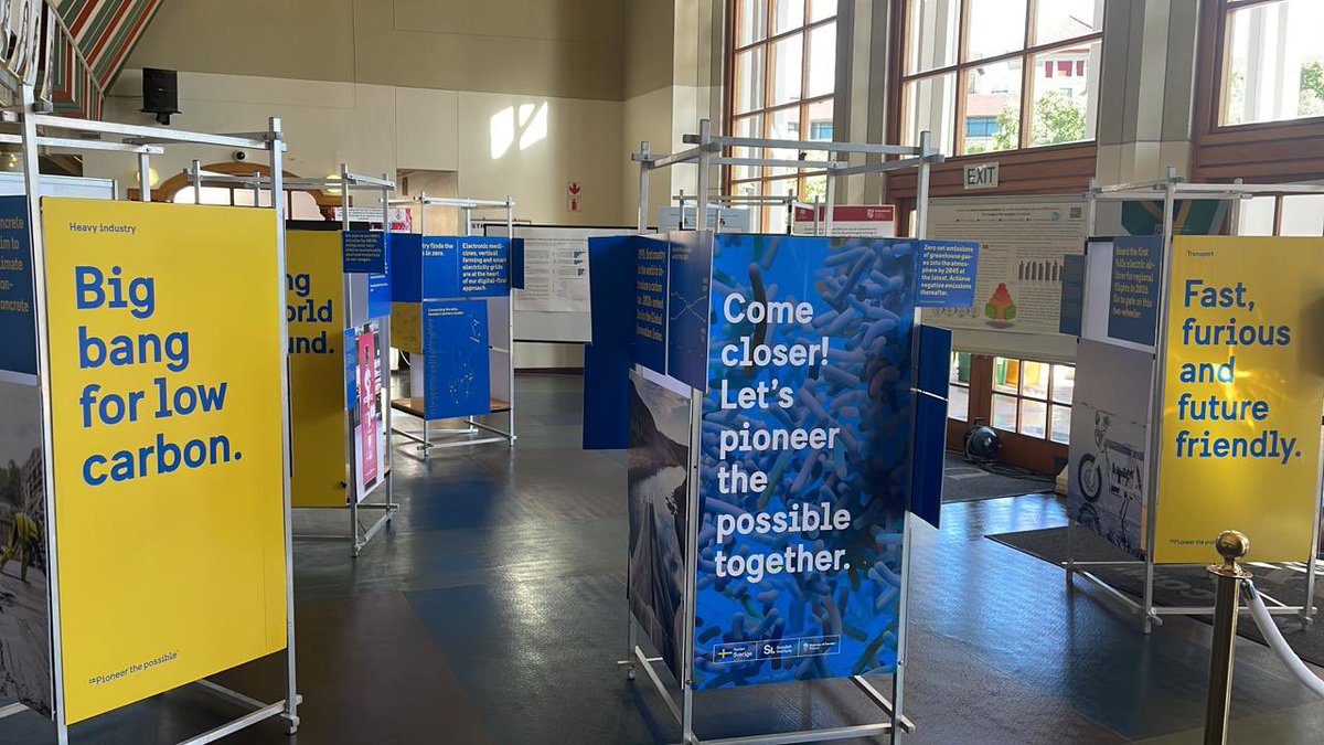 SwedeninSA's tweet photo. We have kicked off our discussions connecting science &amp; society talking about access to science and the shared ownership of issues like climate change &amp; social justice issues.
Intersectional cooperation is the way we will be able to achieve the SDGs #pioneerthepossible https://t.co/aThrK6u84f