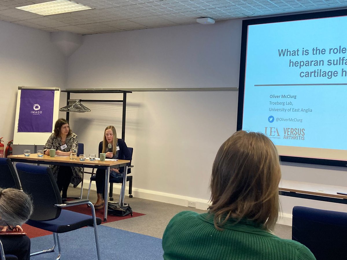 LucyNorling's tweet photo. An excellent 2 days of presentations and discussions at the #VAFellowsMeeting! Pleasure to chair the scientific session on the Bone and Joint with Prof Anne Barton. https://t.co/mKRgOflCTA
