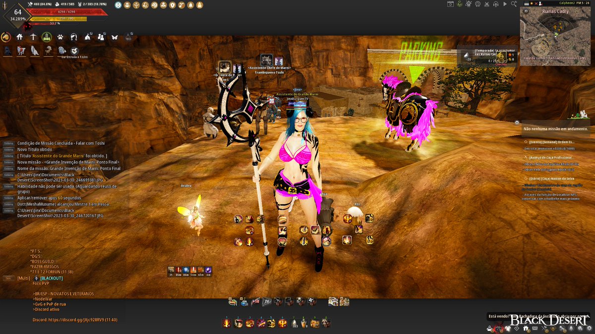 JinxBurguer's tweet photo. Assistente do Grande Marni #BlackDesertOnline #BlackDesert https://t.co/Ouq9unrOku