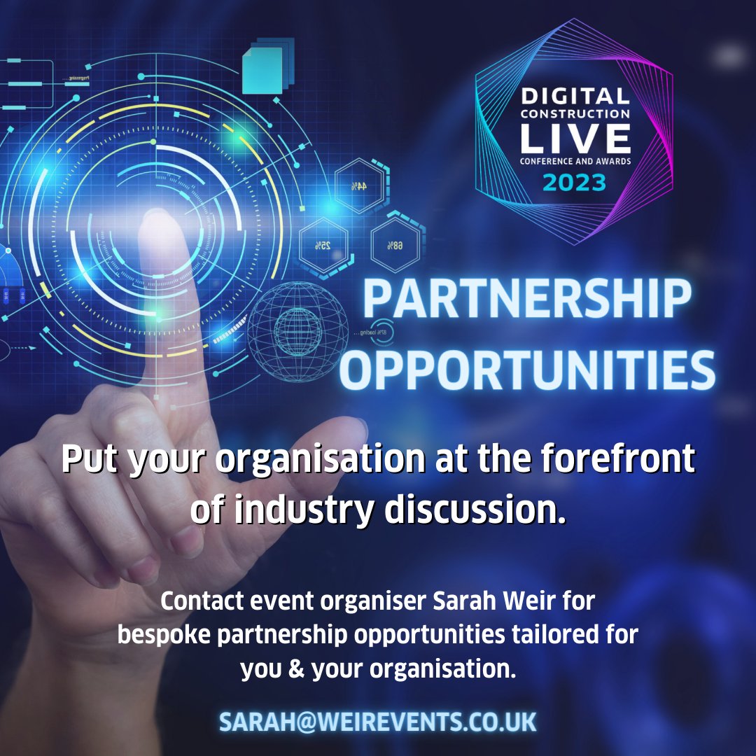 📣JOIN US 📣 For bespoke, tailored packages please contact event organiser, sarah@weirevents.co.uk To views our awards categories, click here >>> bit.ly/3n4uoxu #sponsorship #packages #digitalconstruction #dcl #partner #eventpartner