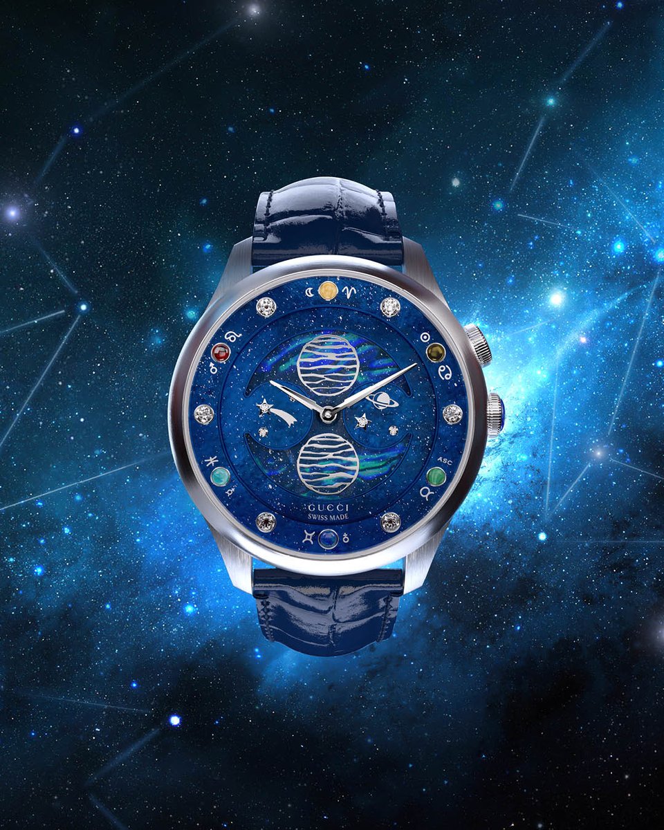 #gift #luxury In the latest’s #GucciHighWatchmaking collection, the made-to-order G-Timeless Moonlight allows for personal expression with bespoke detailing. Discover more on.gucci.com/_GucciHighWatc… #GucciTimepieces