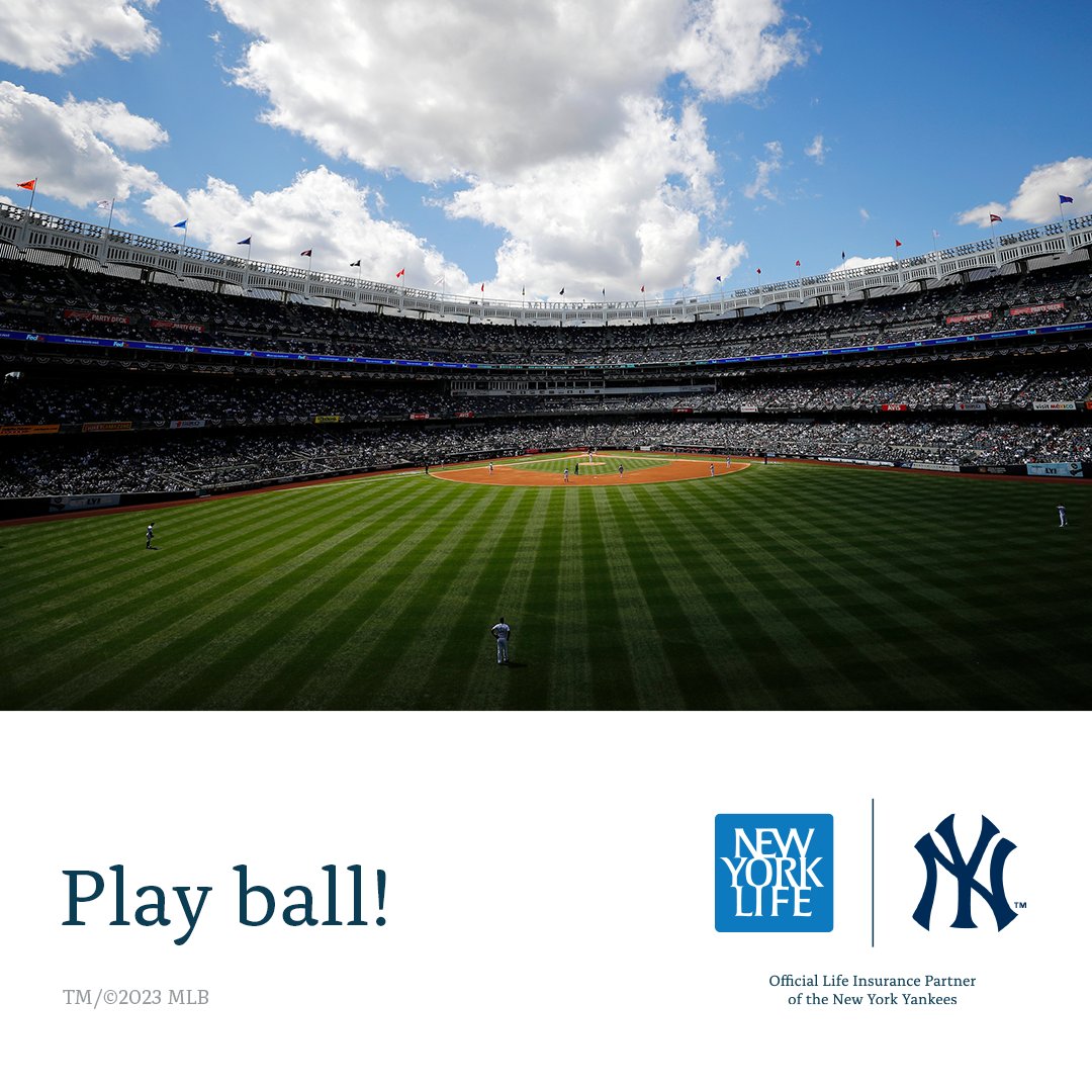 We're proud to be the official life insurance partner of the @Yankees and look forward to an exciting season. #GoodAtLife