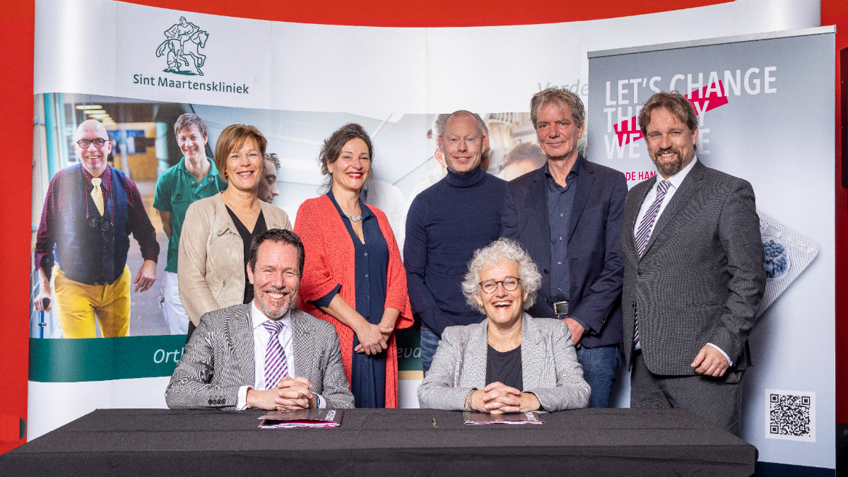 In het nieuwe dubbellectoraat ‘Digitale Transformatie in de Revalidatiezorg’ werkt de HAN samen met de Sint Maartenskliniek aan digitale innovaties in de revalidatiezorg.
han.nl/nieuws/2023/03…