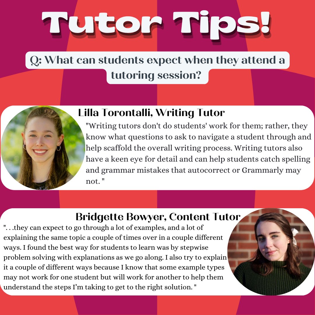 Tutor tips!