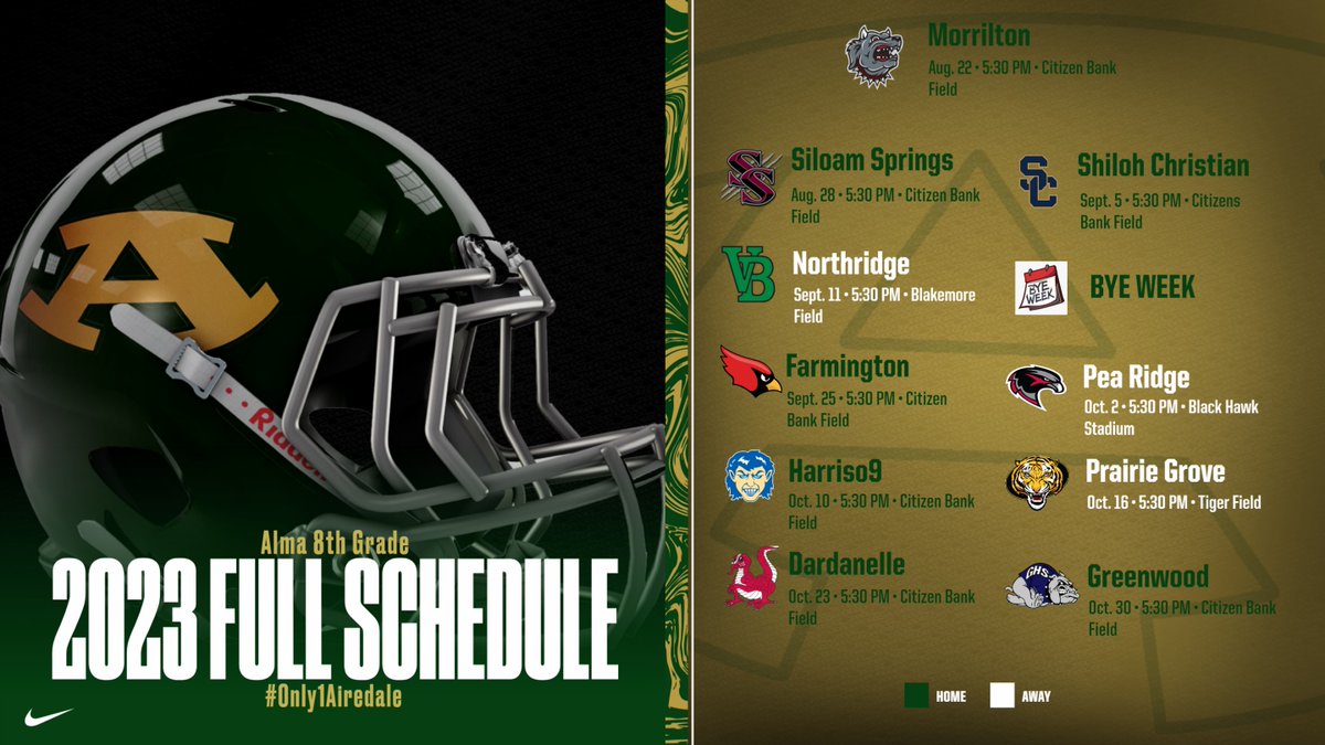 2023 Game Schedule! #only1airedale