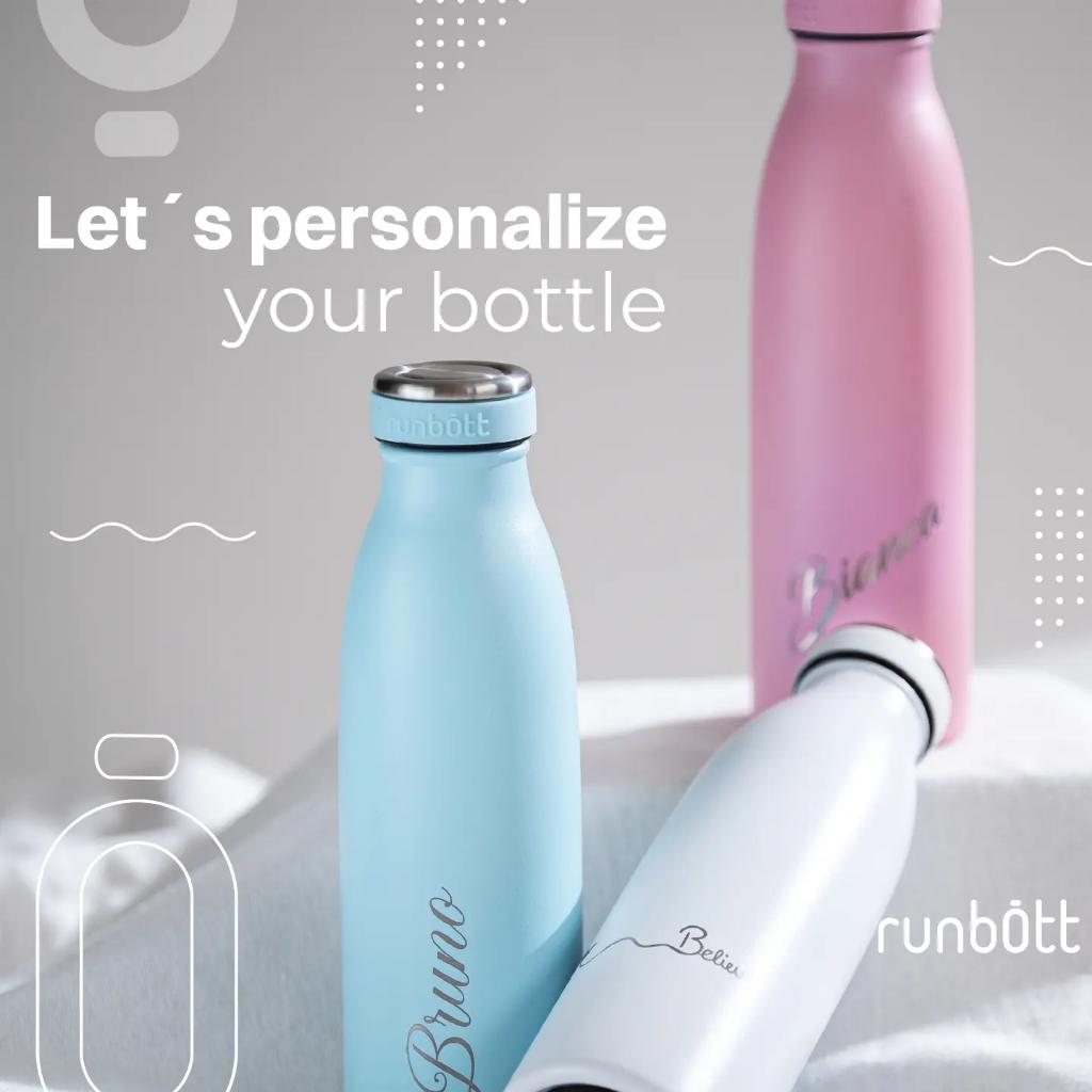 RunbottUSA's tweet photo. You can customize your bottles from our website 😍 You can engrave your name or your favorite phrase. What you want 😌✨
#runbott #ReusableWaterBottles #waterbottle #thermos #reusablebottle #zeroplastic #plasticpollution #stainlesssteelwaterbottle #earthfriendlyproducts🌎🍃 https://t.co/iYcOUaCHib