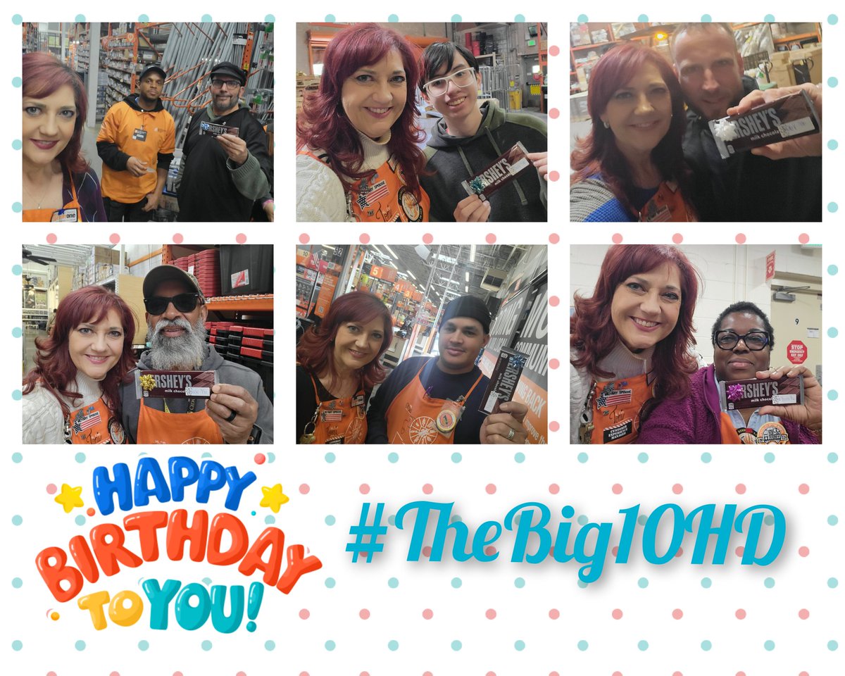 Toni-Michelle Coons (@toni_michelle_c) on Twitter photo #TheBig10HD has some Birthdays in the house!! Kevin-MET, John N, Mike V, Wade, Mosies, and Barbara. Happy Birthday yall!!๐๐๐ <a href="/HouleHeather/">HeatherHouleTHD</a> <a href="/maryanne_stl/">Maryanne St. Laurent</a> <a href="/DianeRaymond26/">Diane Raymond</a> <a href="/JCHomeDepot/">John Carr</a> <a href="/BarradasLorena/">Lorena Barradas</a> #TheBig10HD has some Birthdays in the house!! Kevin-MET, John N, Mike V, Wade, Mosies, and Barbara. Happy Birthday yall!!๐๐๐ <a href="/HouleHeather/">HeatherHouleTHD</a> <a href="/maryanne_stl/">Maryanne St. Laurent</a> <a href="/DianeRaymond26/">Diane Raymond</a> <a href="/JCHomeDepot/">John Carr</a> <a href="/BarradasLorena/">Lorena Barradas</a>