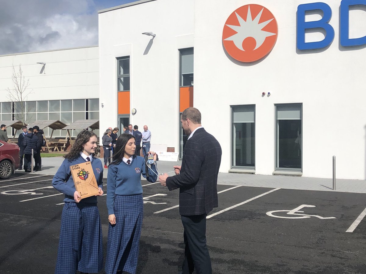Lisnacullia's tweet photo. Delighted for two hard working students- 1st place @bd Stem Stars thanks to all on ⁦@desmondcollege⁩ for help and support ⁦@LCETBSchools⁩ https://t.co/Vh1FJKjNXT