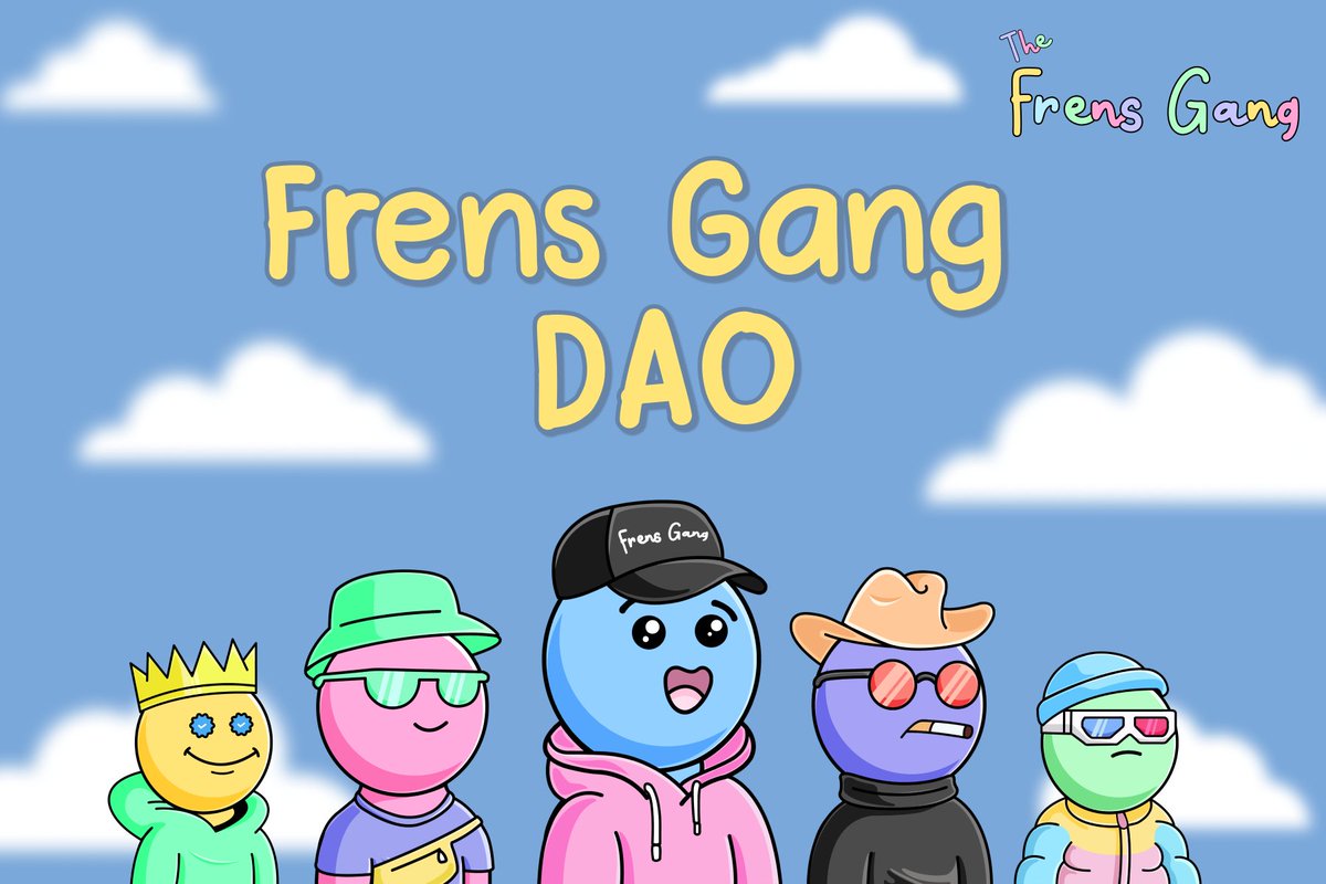 📢 Frens Gang DAO is Live 

Check it out 👇order.ariesmarkets.xyz/dao/0x62189c6a…

Gen-1 holders can create &amp; vote for the proposals, steering the course to build #FrensGang 🌈

✅ Proposal Creation Threshold ➜ 10 NFTs
✅ Proposal Pass Threshold ➜ 50 NFTs
