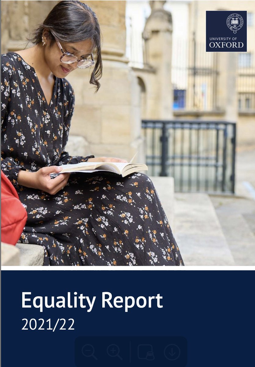I'm pleased to share <a href="/UniofOxford/">University of Oxford</a>'s Equality Report 2021-22. We have progressed many of our equality objectives, but there is still more for us to do. A big thank you to all those in our university who have promoted equality, diversity and inclusion edu.admin.ox.ac.uk/equality-report