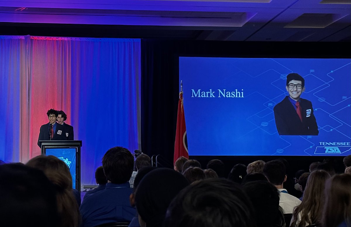 Some HS students are attending <a href="/TennesseeTSA/">Tennessee TSA</a> State Leadership Conference that kicked off this morning Chattanooga. Good Luck to all competing in events! &amp; to Mark Nashi, current state treasurer running for pres.
Thanks to Mrs. Lubinski for sponsoring our TSA chapter! #SMMHSsoars