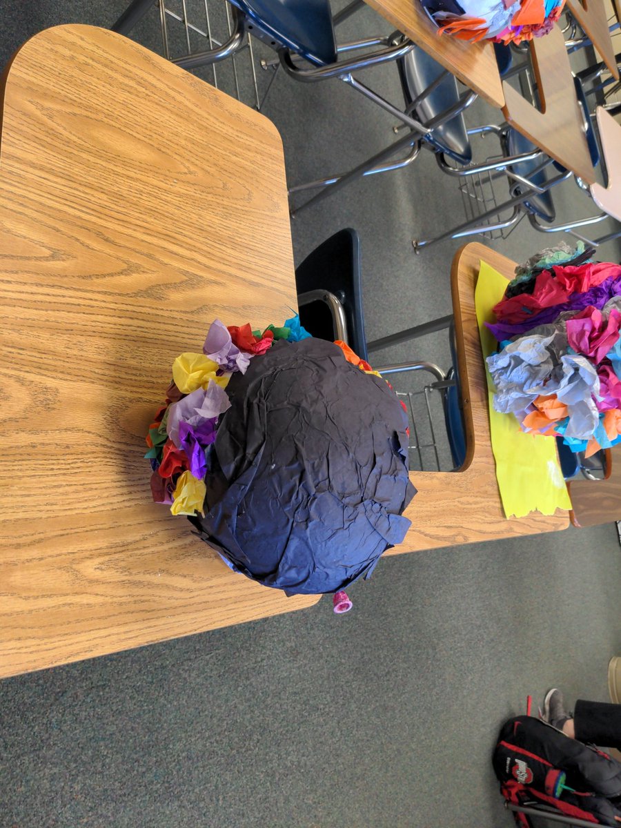 maestralyb's tweet photo. DC week means piñatas back in the class room https://t.co/B2LDvGKPd4