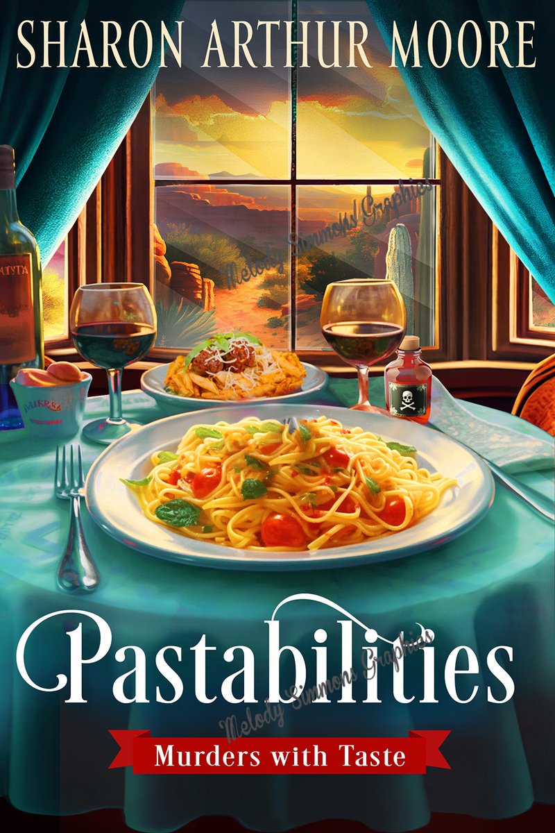 good2tweat's tweet photo. I have a cover for the first book in my culinary mystery series (Murders with Taste). The first book of the six is PASTABILITIES--a two-fer: a tasty mystery + cookbook! https://t.co/m1KnP7rvDt