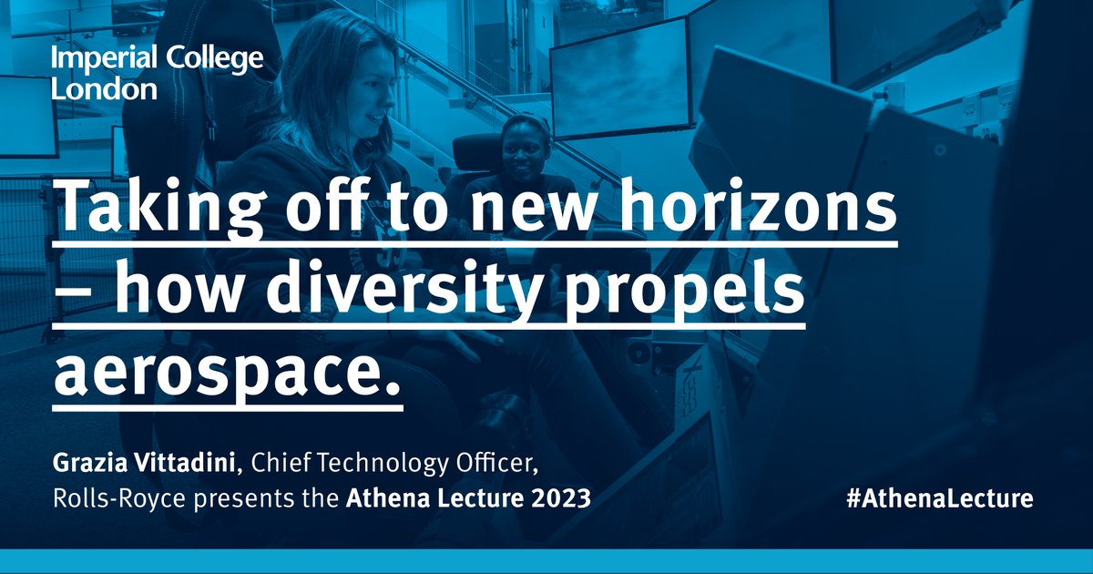 Imp_Prov's tweet photo. "Diversity of experience is a key strength that the aerospace and tech industry need because mastering the complex challenges ahead requires different talents, experiences and approaches."
Learn more at this year's #AthenaLecture with @graziavittadini.
➡️https://t.co/18G6ZKGbru https://t.co/J34P4p9jng