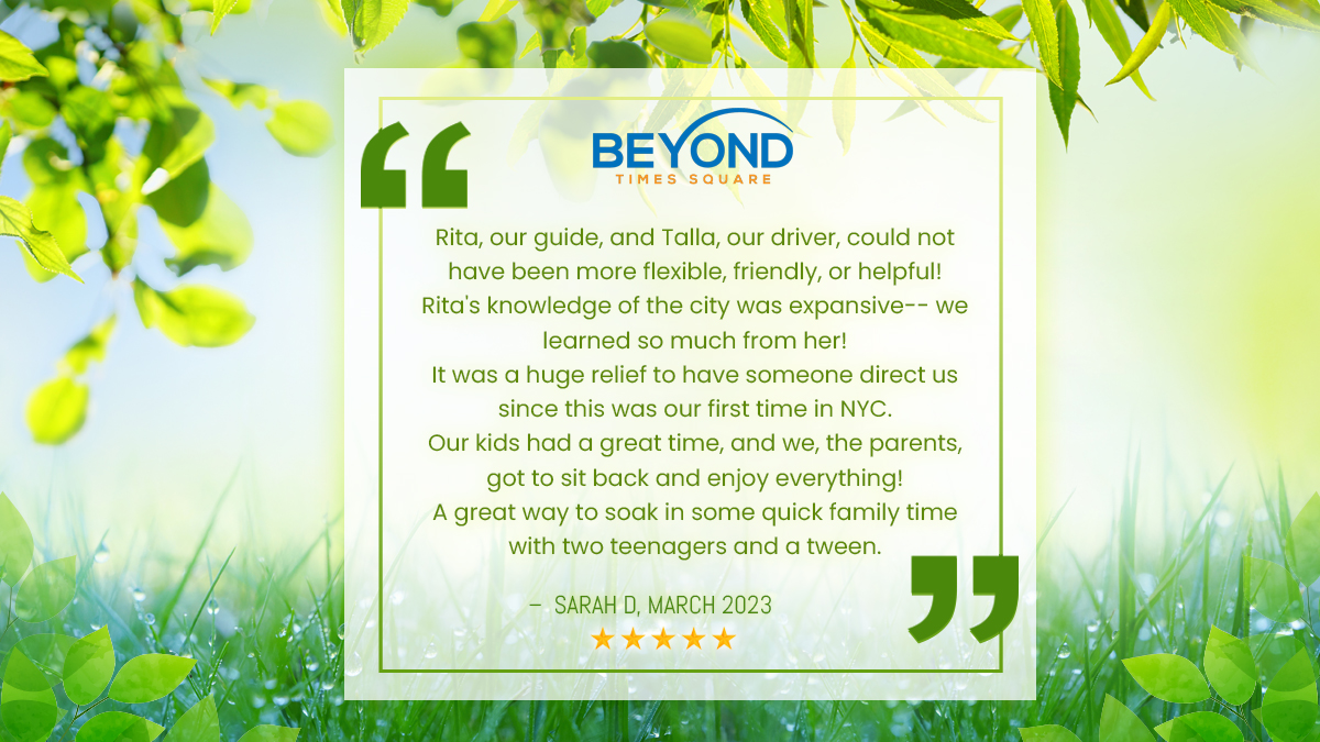 BeyondTimesSQ's tweet photo. It's #TestimonialThursday! Check out what a client of Kaleigh's from @TheShamelessTourist, an independent affiliate of @AvenueTwoTravel had to say about #BTSQ! Thank you, Kaleigh, for a great partnership! We love our #TravelAdvisor community! #luxurytravel https://t.co/VKNaDdzccY https://t.co/IAVrdOlcCP
