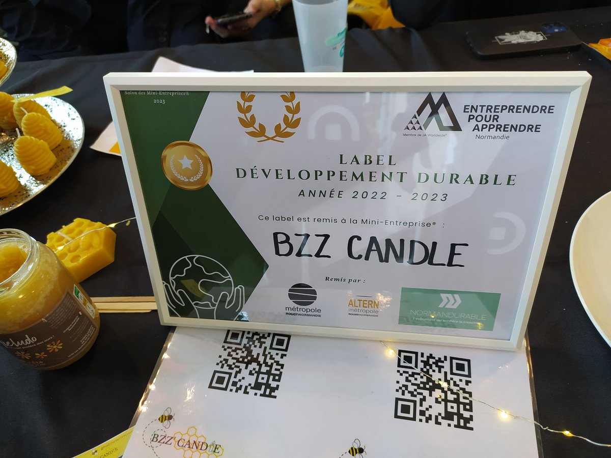 27Techno's tweet photo. Label développement durable. Bravo !! @CollegeEurope27 @EPANormandie @bzz_candle https://t.co/uq6TYbjYuI