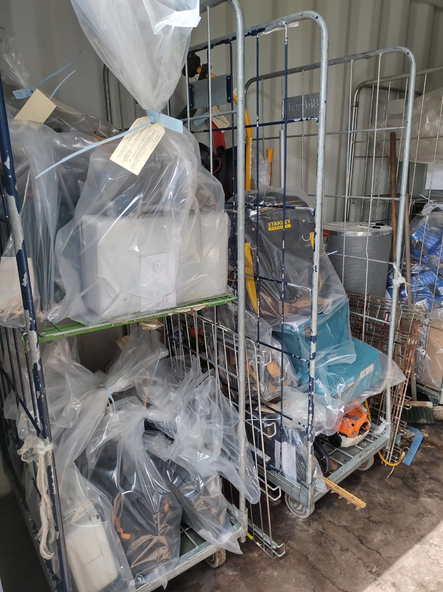KPTacOps's tweet photo. #PTT2 and #CrimeSquad stopped a van in Whitstable. Van suspected of being involved in 50+ theft of tools offences! Checks identified the van was also stolen! 3 in custody and further searches located a quantity of suspected stolen power tools #BOSCH #BunchOfTools #PityTheTool AM https://t.co/Q8ge78iO7g