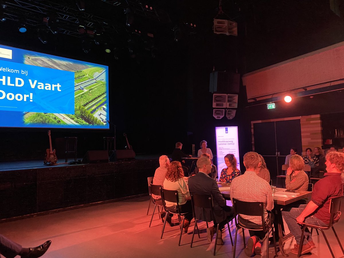 En we zijn los! #Regiomiddag #HLD @rijkswaterstaat