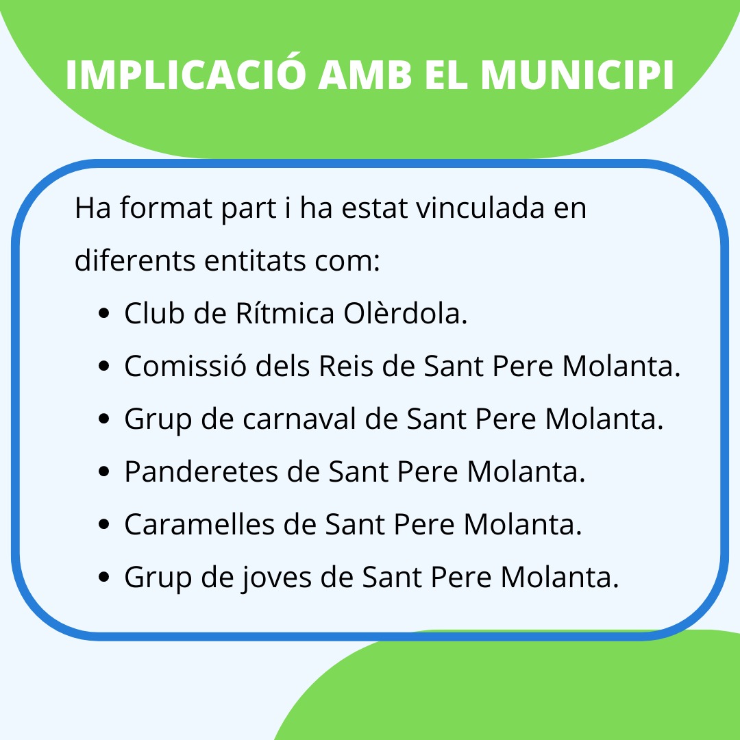 ImpulsemOlerdol's tweet photo. Amb empenta i decidida 💪. Així és l'Anna Llucià, una molantenca que estima la seva terra 🍇, però sobretot el seu municipi, Olèrdola. Més info 👉📷.
#impulsemolerdola #olerdola #municipi #eleccions #santmiqueldolèrdola #moja #santperemolanta #cantrabal #daltmar #viladellops https://t.co/i2pXFSHXxD