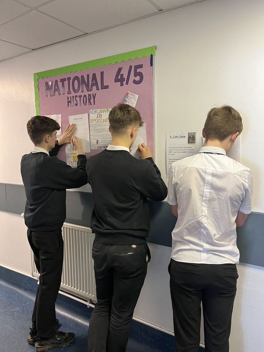 S3 Historians completed an information hunt today on the improvements to health in the 19th century 🔍🦠🌡️

Well done everyone! 👏🏼

<a href="/JSubjects/">Johnstone High Humanities Faculty</a> <a href="/JohnstoneHighSc/">Johnstone H.S.</a>