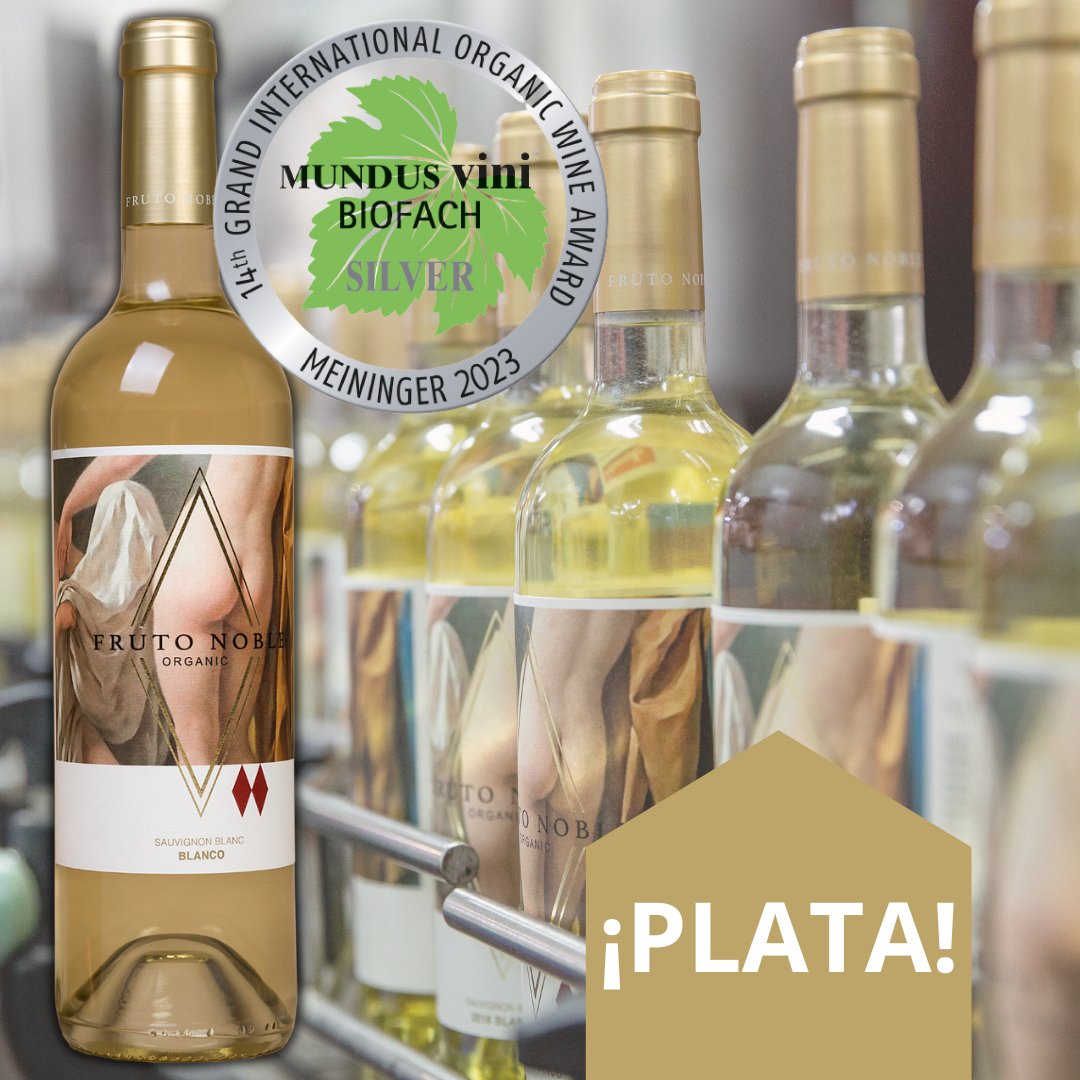 Seguimos cosechando premios :)
#plata en <a href="/MUNDUSVINI/">mundusvini</a> #Biofach para nuestro Fruto Noble Sauvignon Blanc ✌️

*
New awards :)
#silvermedal at <a href="/MUNDUSVINI/">mundusvini</a> #Biofach for our Fruto Noble Sauvignon Blanc ✌️

Buy it at⬇️ bodegasfranciscogomez.es/producto/fruto…