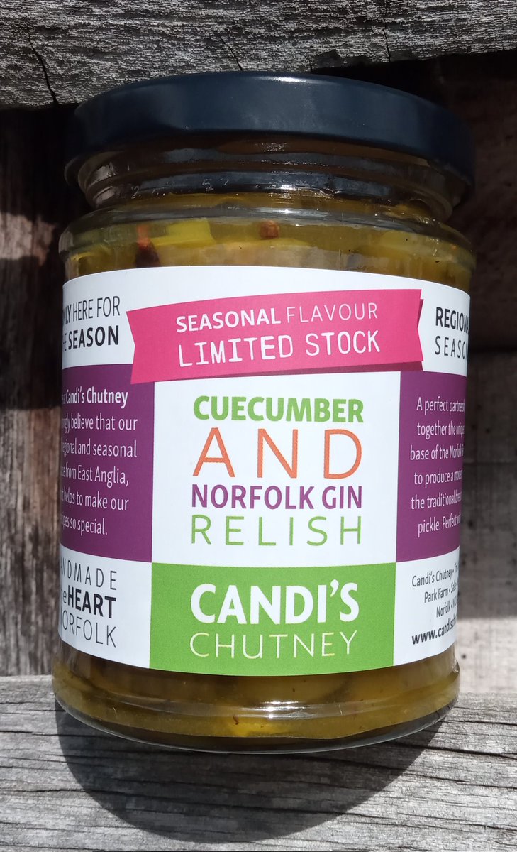 It's BACK! 🤩
The long awaited return of our #limitededition #collaboration Cuecumber and Norfolk Gin Relish! #workingtogether with the guys @norfolk_gin using the spent botanics, #freshproduce #britishgrown Cucumbers, give us a light, full flavoured Relish!