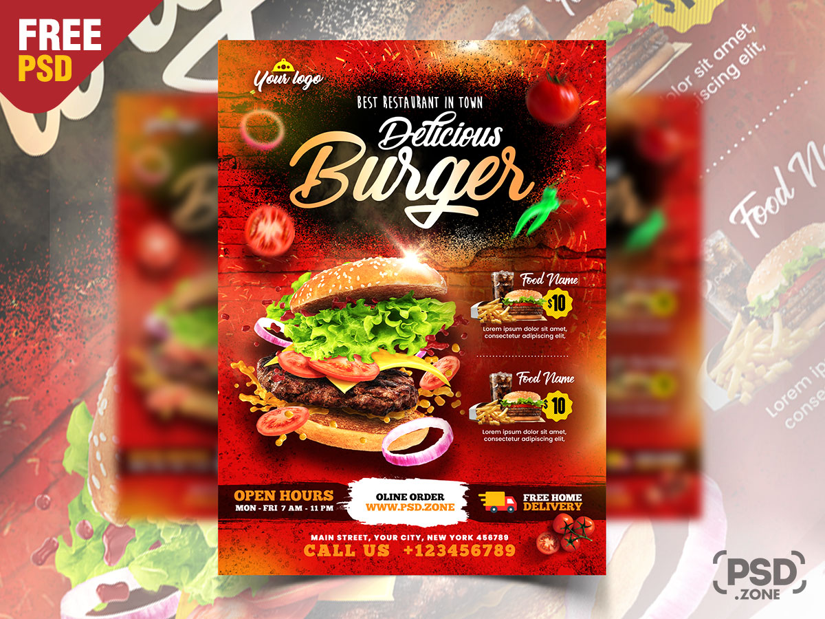 Free Delicious Burger and Food Menu Flyer PSD Template
Download Link >> psd.zone/print/deliciou…

#freepsd #psd #photoshop #graphicdesign #foodmenu #restaurantmenu #restaurant #menudesign #foodbuisness #psdtemplate #fastfoodmenu
