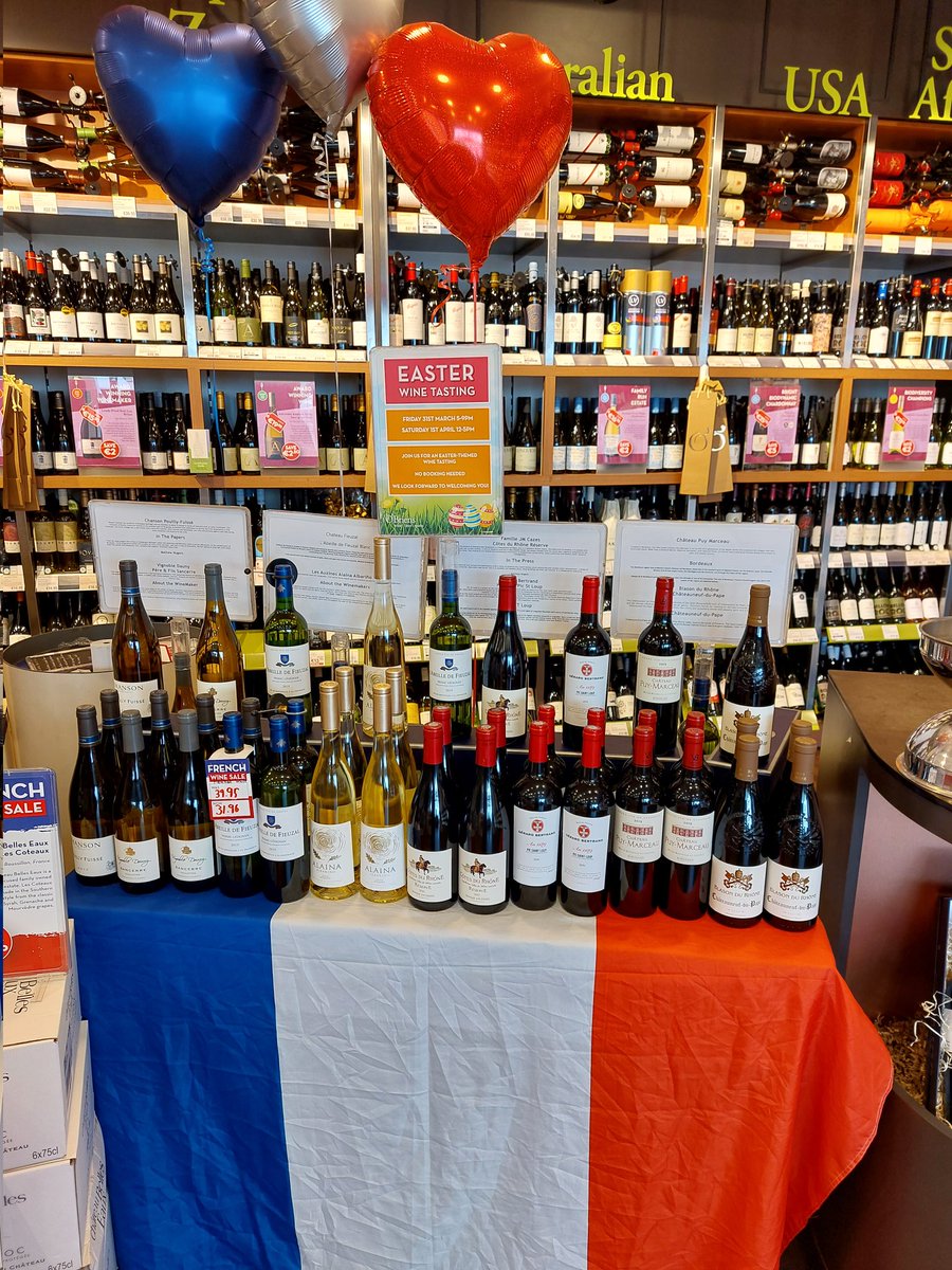 obrienslimerick's tweet photo. Why not join us for our Easter Wine Tasting this Friday from 5-9 &amp; Saturday 12-5 to celebrate our @OBriensWine #FrenchWineSale https://t.co/qIds2ulMHg