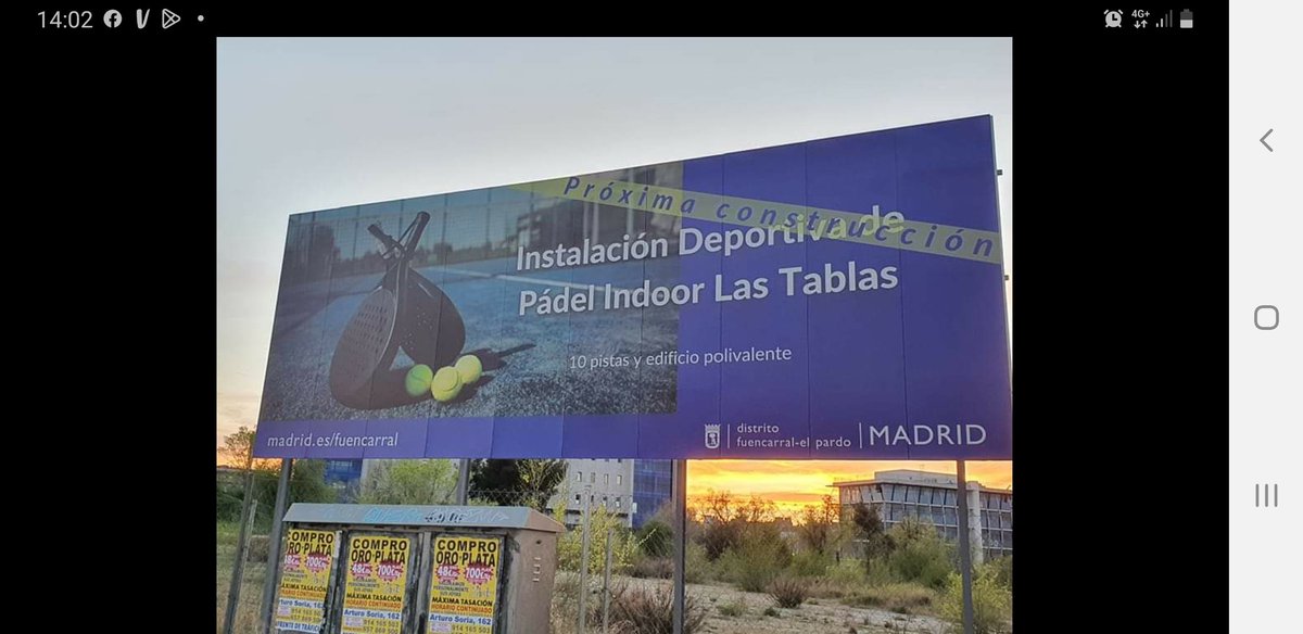 escargolito's tweet photo. @JMDFuencarral @Lineamadrid demandamos un polideportivo con piscina cubierta. Centro cultural/ civico. NO Más paddel https://t.co/LWnf2aD5Gm