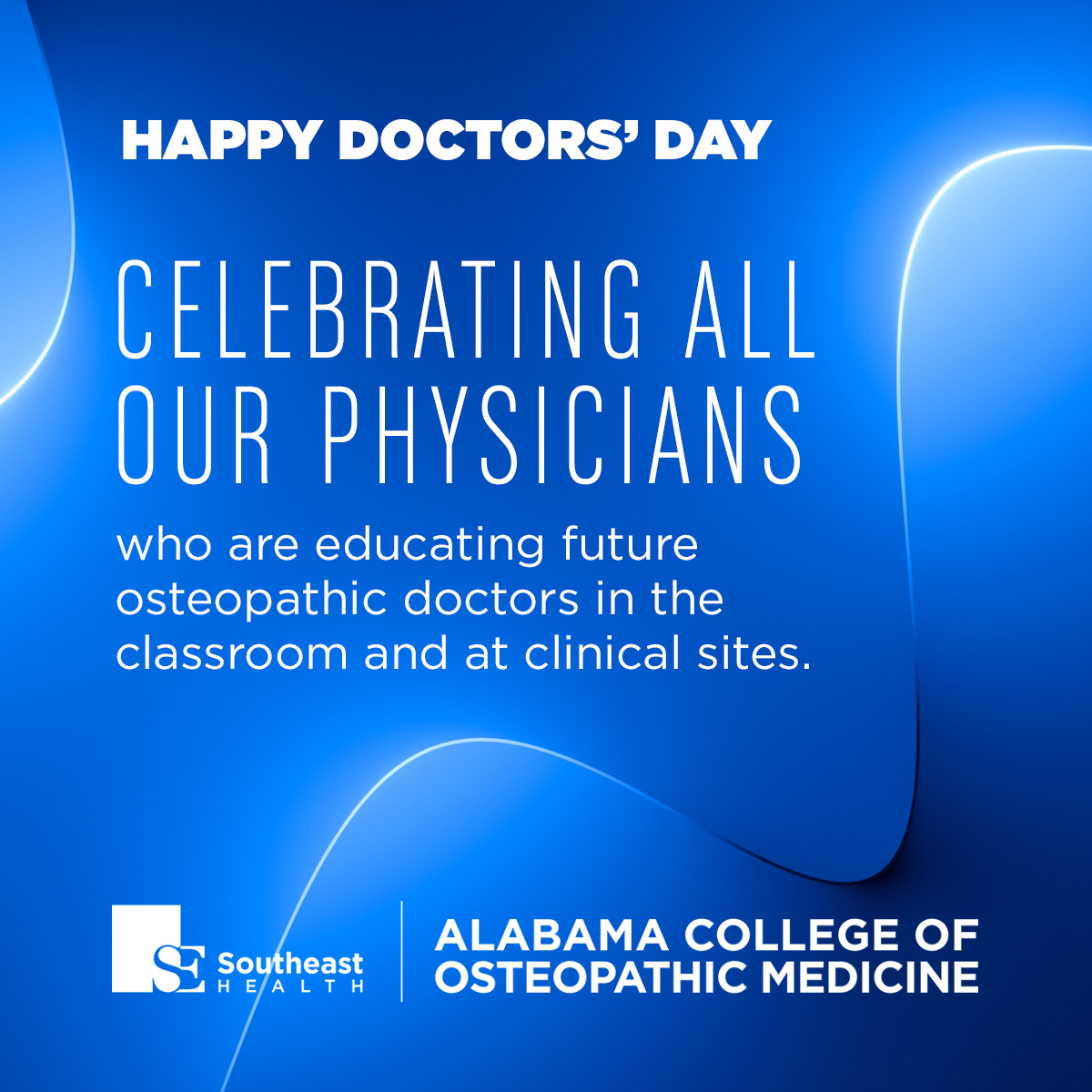 ACOMEDU's tweet image. Happy Doctors’ Day from ACOM to our clinical faculty, preceptors and alumni! Thank you for the time you devote and the powerful impact you make in the lives of our students, our college and the community.
#ACOM #ACOMinspired #ACOMproud #DoctorsDay #DoctorsDay2023