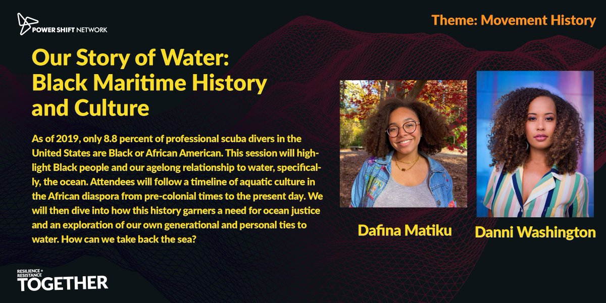 PS23 Session Teaser! 

Our story of water: Black Maritime History and Culture

Register at powershift2023.org or go to our link in bio!

#PowerShift2023 #ClimateJustice