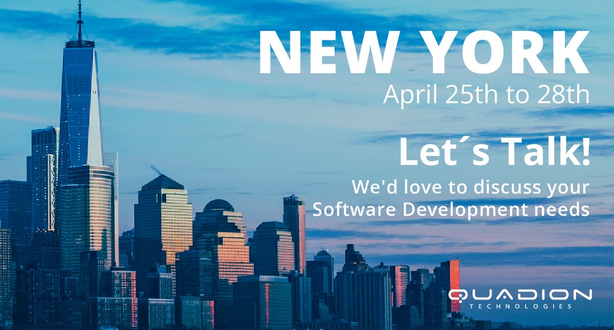 🗽 Soon to be in the Big Apple! ✈️

We're headed to NYC for some exciting business meetings, and we're eager to learn more about your Digital Transformation needs 🚀 

If you're interested in connecting, feel free to reach out!

#digitalTransformation #nyc #usa #business