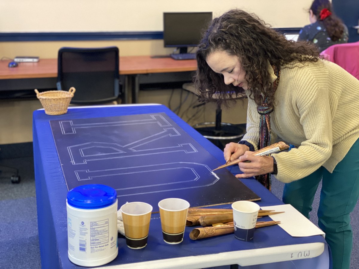 Nonviolence_URI's tweet photo. Day 4
Come view the progress of the Sand Mandala and try your own sand painting! https://t.co/nRZyRjlvwP
