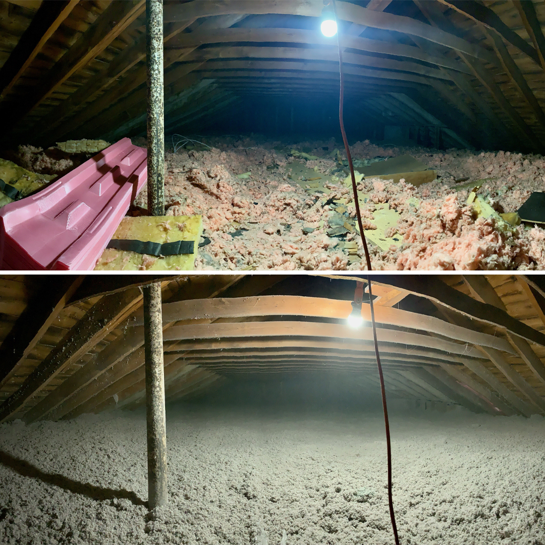 DYK that approximately 87% of homes in Ontario were built before current OBC?

That means 87% of homes were built before the R60 attic insulation requirement. Upgrading insulation reduces energy use &amp; lowers your carbon footprint, boosting efficiency &amp; comfort year-round.