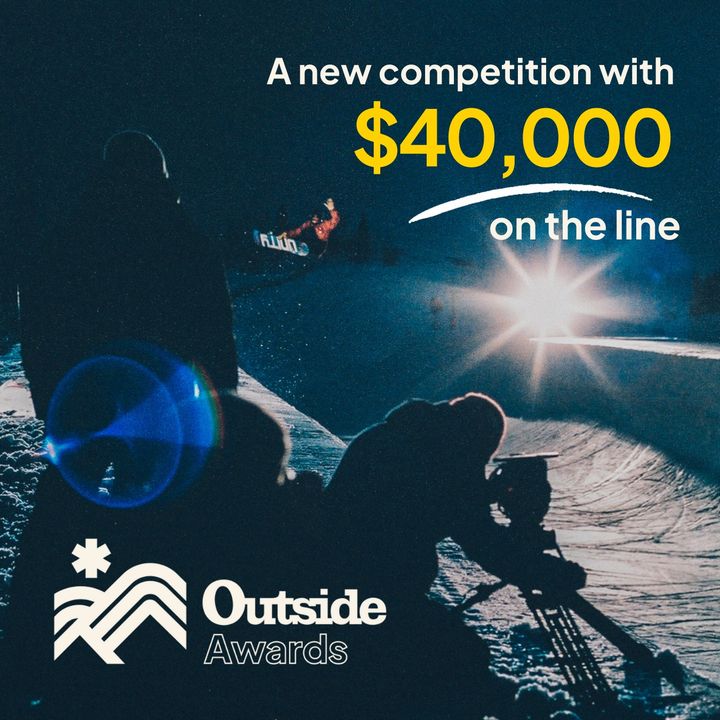 WarrenMillerEnt's tweet photo. 🎥  Calling all filmmakers and photographers: Submissions for the first-ever Outside Awards open soon, and $40,000 is on the line!

👉  Entries will be accepted starting May 1. https://t.co/fJ8usIk1eq https://t.co/xxhxBKK0mM