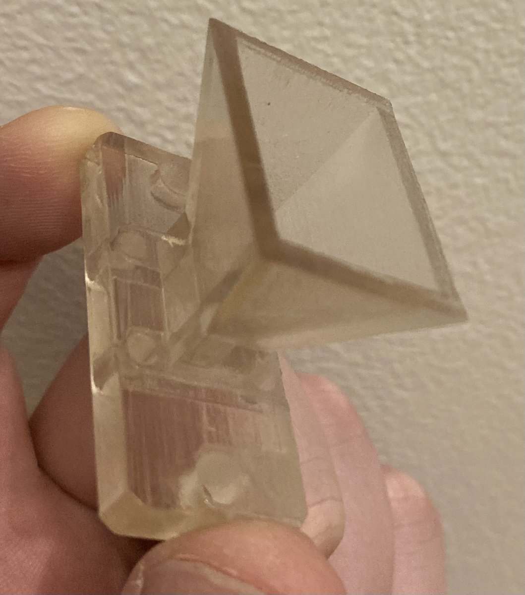 lukeweston's tweet photo. Little 3D printed horn antenna. Gonna sputter coat it. https://t.co/qssEzF9Cof