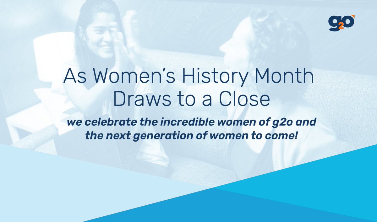 team_G2O's tweet photo. Supporting female coders &amp; women's roles in tech isn't just a goal one month of the year — it's a mission. To the women of g2o, we sincerely thank you. To the next generation of young women, we'd love to support you along your journey.
#WomensHistoryMonth #WomenInBusiness https://t.co/Ov0n602jMs