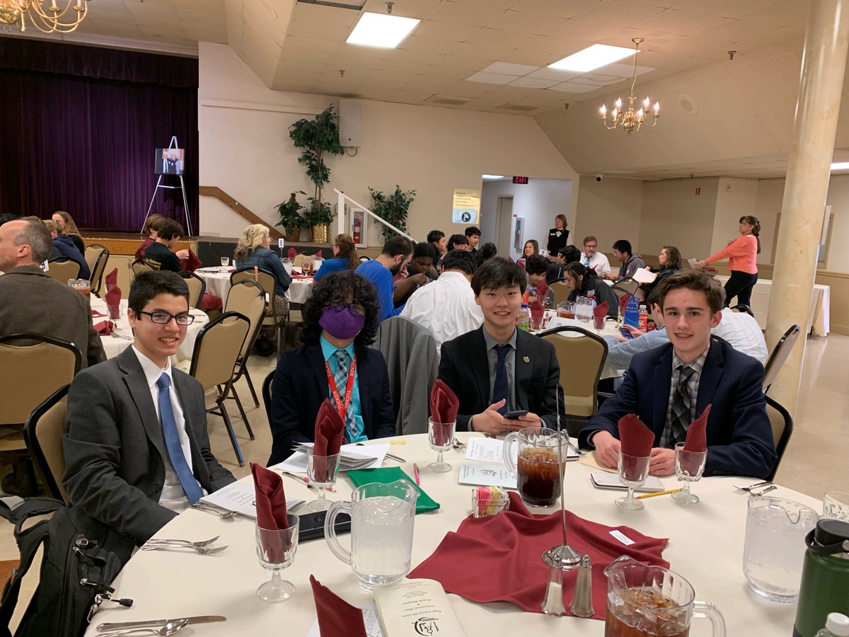 Salesianum's tweet photo. Our 9th-grade team &amp; 10th-12th-grade team coached by Dan Kegelman &amp; Shannon Murray competed in the Delaware Mathematics League Invitational Meet finishing in the Top 10. Karen Schuster attended as a board member of DCTM, who sponsored it. Congratulations! #dctm #mathleague #math https://t.co/mGA2ceKTY8