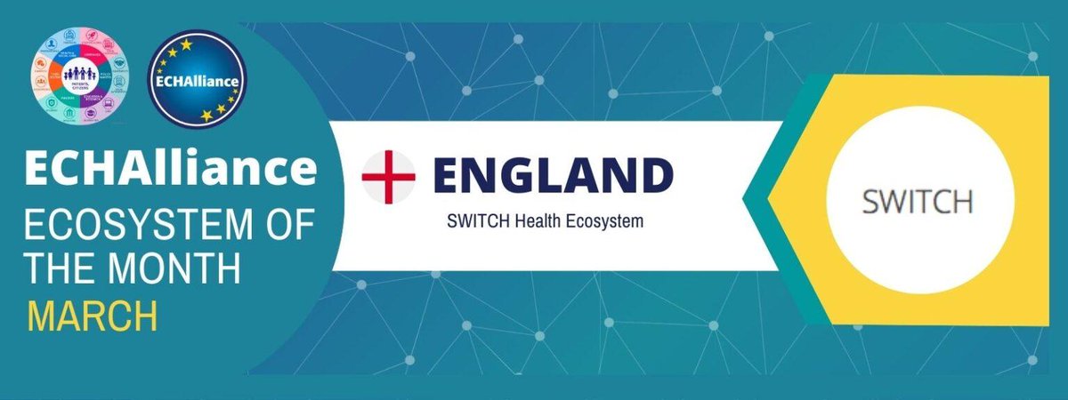 SWITCH – Digital Health in the South West (@switchealth) on Twitter photo As part of the SWITCH Health Ecosystem, we’re delighted to feature as <a href="/ECHAlliance/">ECHAlliance: The Global Health Connector</a>'s Ecosystem of the Month. Find out how SWITCH has been addressing digital health inequalities <a href="/PlymUniCHT/">Centre for Health Technology</a>:
echalliance.com/england-switch… As part of the SWITCH Health Ecosystem, we’re delighted to feature as <a href="/ECHAlliance/">ECHAlliance: The Global Health Connector</a>'s Ecosystem of the Month. Find out how SWITCH has been addressing digital health inequalities <a href="/PlymUniCHT/">Centre for Health Technology</a>:
echalliance.com/england-switch…
