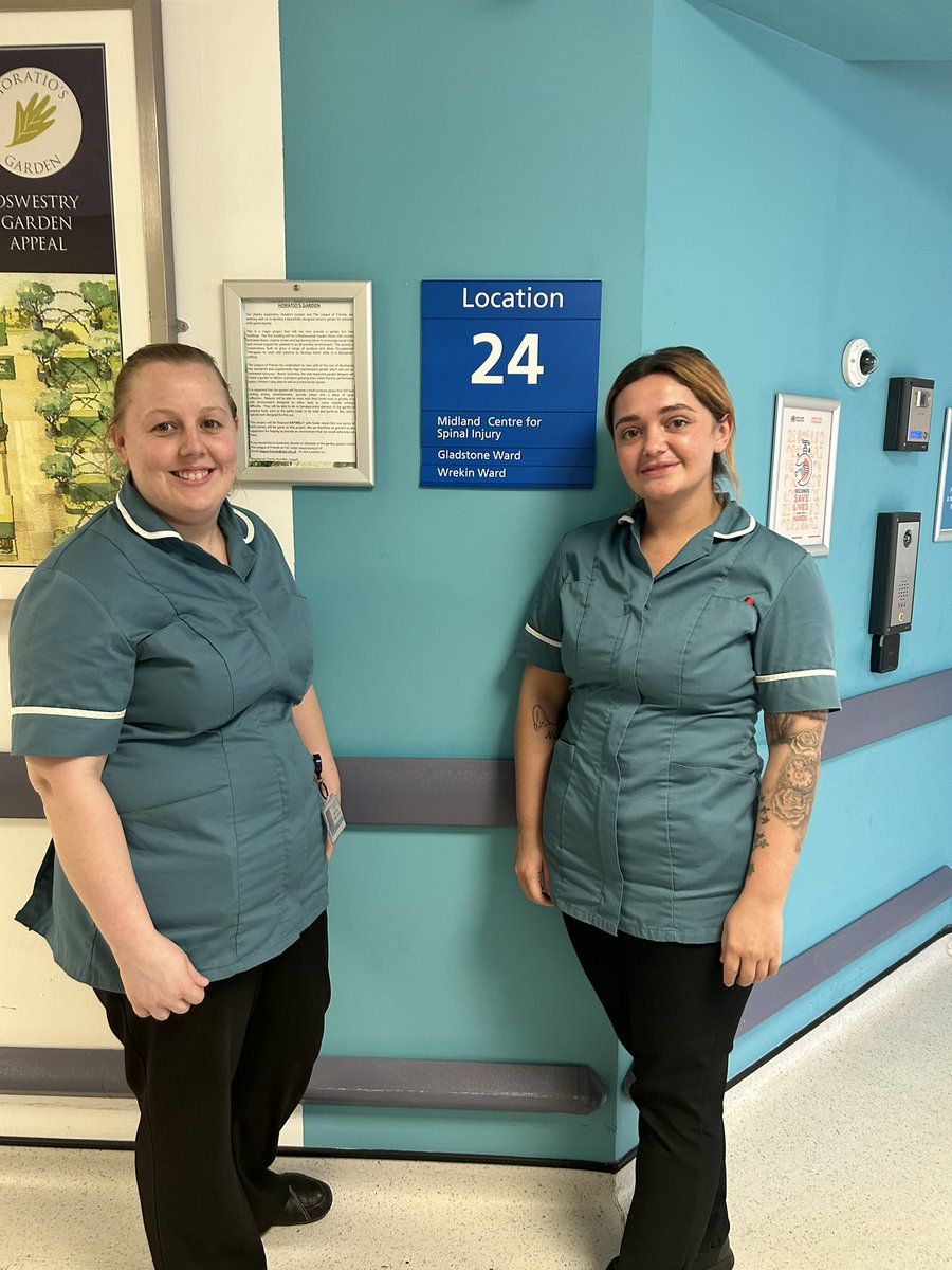 MCSI_RJAH's tweet photo. Recognising the importance of cohesive MDT working was the driver behind introducing a hybrid role within MCSI. Jade and Jodie are two of our new Rehab Assistants, bridging the gap between Nursing and Therapies @RJAH_NHS #patientexperience #MDTcollaboration https://t.co/tnabkD9lGV