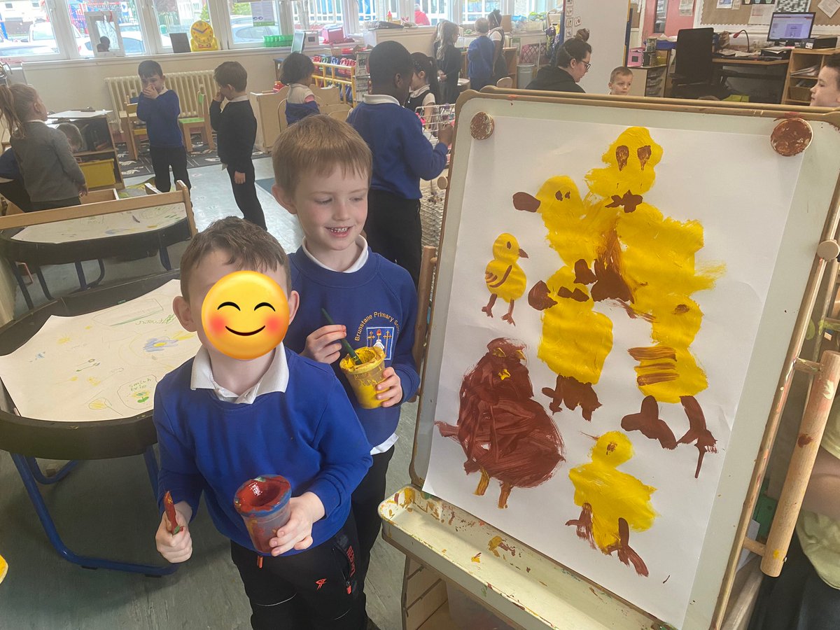 Also look at these beautiful Easter chicks 🐥 that the boys painted today! <a href="/MrsBhuiyanBPS/">Mrs Bhuiyan</a> <a href="/MrsSNiven/">Mrs Niven</a>