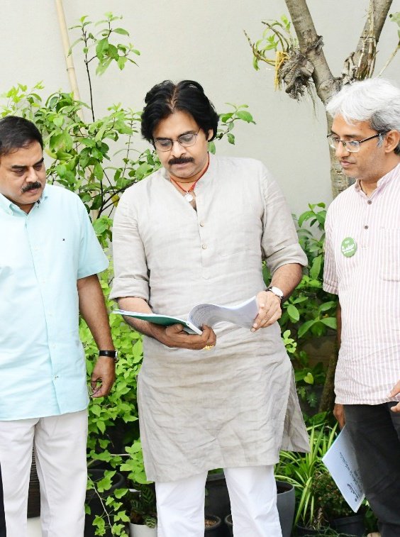 MediaManeuver's tweet photo. Chief Kalyan garu Latest click https://t.co/vkMGvb79eV