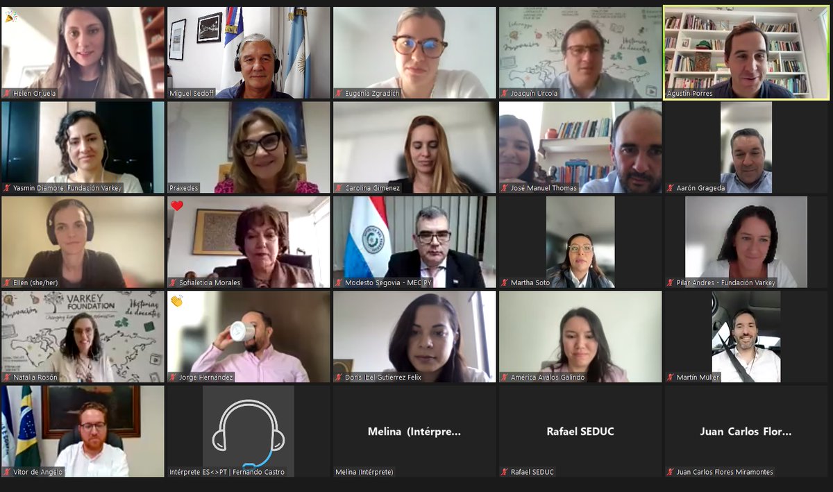 Hoy compartimos junto a Ministros de Educación de América Latina el lanzamiento del Plan Estratégico de Comunidad Araucaria. Gran trabajo del equipo de <a href="/Agustinporres/">Agustín Porres</a> y <a href="/FundacionVarkey/">Fundación Varkey</a> al diseñar una agenda posible y urgente para transformar la educación  en nuestro continente.