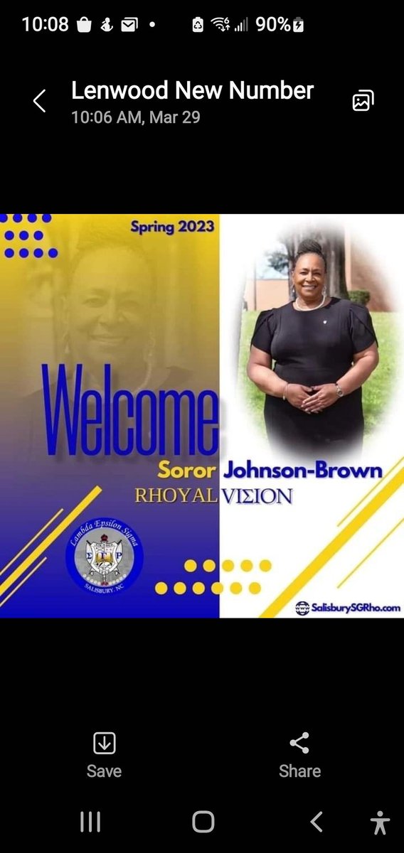 Mbrown75416451's tweet image. Yes, I did a thing. I am now a member of D-9. The eclectic Lambda Epsilon Sigma of SIGMA GAMMA RHO SORORITY INCORPORATED of Salisbury, North Carolina Chapter. NORTHEASTERN REGION  #SGRHO #GreaterService #GreaterProgress 💛💙💛💙