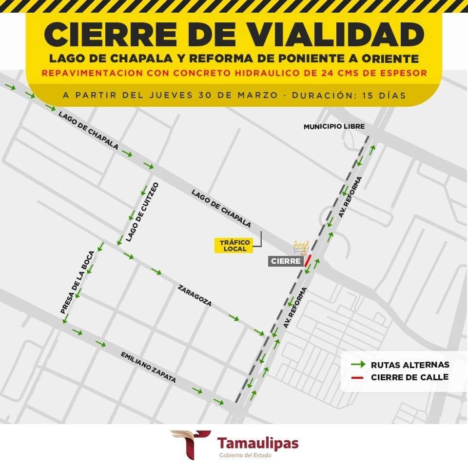 laredos_'s tweet photo. #Laredos | #NuevoLaredo
๐จ๐จ๐จ๐ฝ๐ฐ๐บ๐ถ: ๐ช๐ฐ๐ฌ๐น๐น๐ฌ ๐ซ๐ฌ ๐ฝ๐ฐ๐จ๐ณ๐ฐ๐ซ๐จ๐ซ๐จ๐จ
A partir de este jueves 30 de marzo se cerrarรก el crucero con Lago de Chapala de Poniente a Oriente, durante 15 dรญas.
@Carmenliliacrv
@Gob_NuevoLaredo https://t.co/bq8oi7bbSs