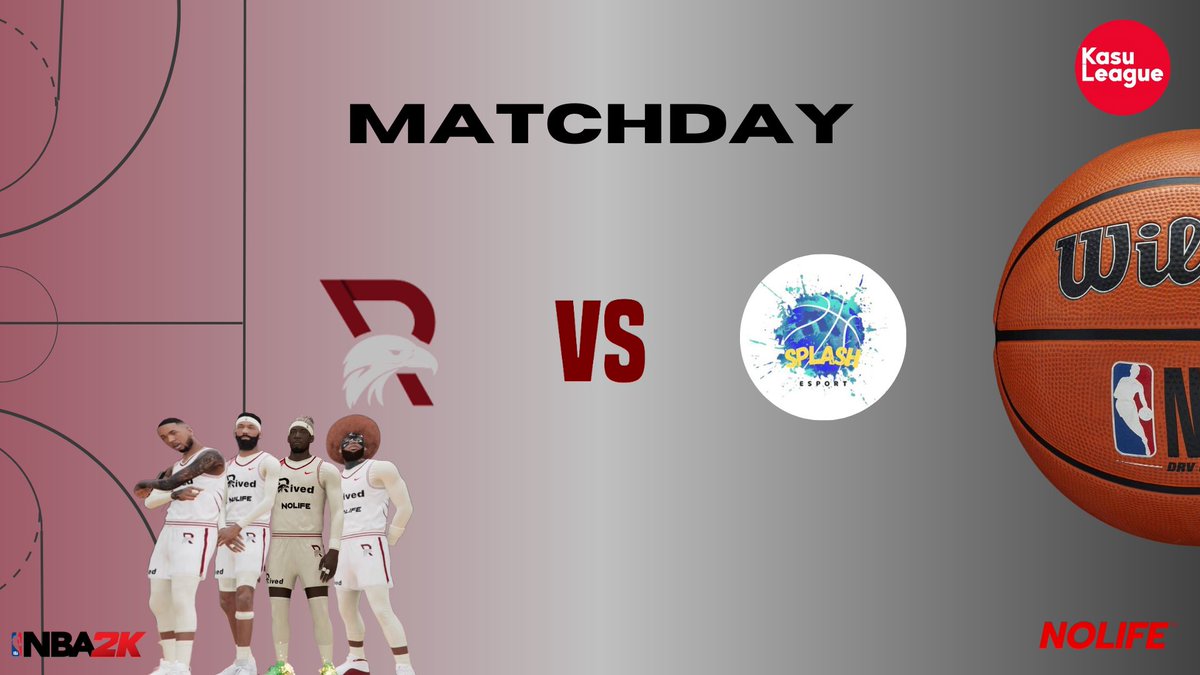 [#NBA2K23] 𝐌𝐀𝐓𝐂𝐇𝐃𝐀𝐘 🏀

🏆 <a href="/KasuLeague/">Kasu League</a>  BO2
🕙: 22h30 
🆚: <a href="/Splash_esport/">SPLASH</a>
📺: twitch.tv/balakasyd 

⚠️N'oubliez pas de venir nous soutenir ! 

Composition de l'équipe :  
<a href="/THE_iz_47/">IZ 🏴‍☠️</a>
<a href="/pehoua_sydney/">Sydney Pehoua</a>
<a href="/Censored95_/">Klaw |</a>
<a href="/_Benben94/">Mehdi_mleh 🇩🇿</a>
<a href="/NxVi_2k/">•N•V•6•</a>