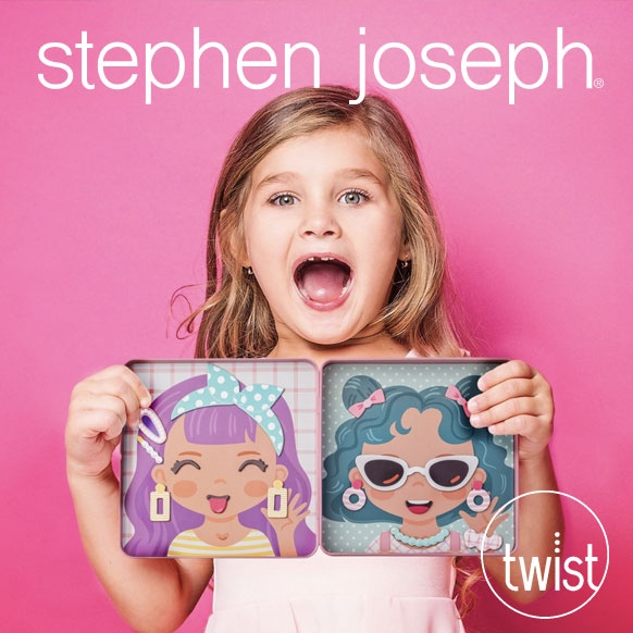 twistsalesinc's tweet photo. STEPHEN JOSEPH  |  Fresh. Fun. Bright."Let Us Brighten Your Day" @stephenjosephgifts @twistsales

#twist #twistsales #wholesale #retail #mplsmart #minnesota #gift #giftshop #mplsmart2023 #gourmetnetworkinc #minneapoliswomenownedbusiness #minneapolisb2b #minneapoliswholesale https://t.co/PnJ2h9I2yF
