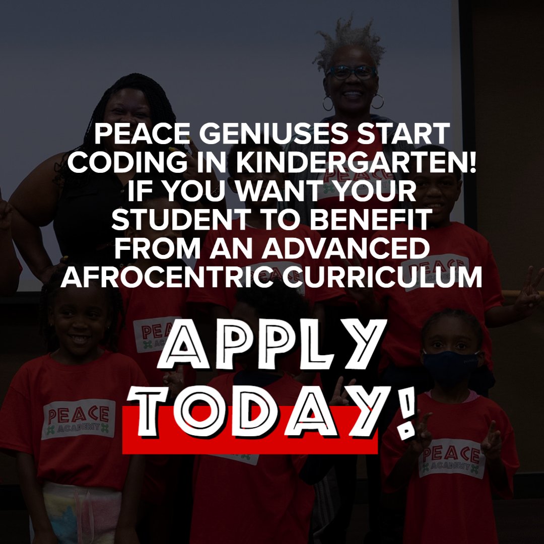 PeaceAcademyATL's tweet photo. Our #PeaceGeniuses start coding in Kindergarten!  Enroll your child today!  Registration ends soon! #OpenEnrollment #PEACEAcademyCharter https://t.co/xMAgkTrbt3