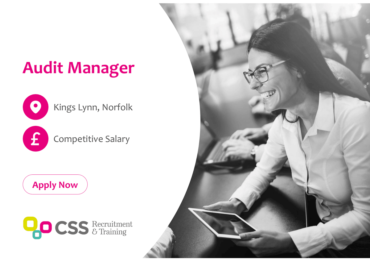 CssRecruitment1's tweet image. On the hunt for a new job 👀

👉 Audit Manager
💷 Competitive Salary
📍 Based in Kings Lynn, Norfolk

To apply, please click here 👉 csspeople.co.uk/job/audit-mana…

#Jobs #JobSearch #AuditManager #AuditorJobs #NorfolkJobs #PermanentJobs #JobHunt #JobOpportunity